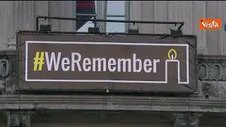 "We Remember", sull'Europa Building di Bruxelles l'omaggio per il Giorno della Memoria