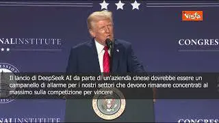 Trump: Il lancio di DeepSeek AI da parte di un azienda cinese campanello di allarme