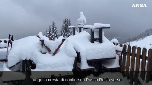 In Alto Adige è caduto mezzo metro di neve. Attenzione al rischio valanghe