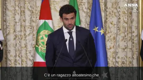 Berrettini: "C'è stato un ragazzo altoatesino che ci ha aiutato un pochino..."