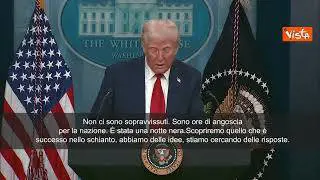 Incidente aereo Washington, Trump: Non ci sono sopravvissuti. Notte nera per la Nazione