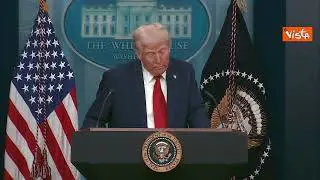 Incidente aereo Washington, Trump chiede minuto silenzio in sala stampa per vittime