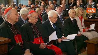 Mattarella inaugura anno giudiziario Consiglio di Stato con il Presidente Luigi Maruotti