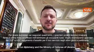Zelensky: Per avere successo nei negoziati, nostri soldati devono restare in prima linea