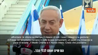 Netanyahu negli Usa per incontrare Trump: "Affronteremo questioni importanti"