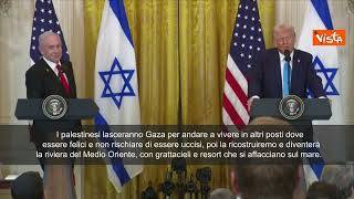 Trump: "Faremo di Gaza la Riviera del Medio Oriente"