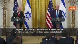 Trump: "Netanyahu è un grande leader, ha fatto un ottimo lavoro"