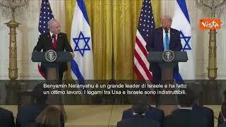 Trump: "Netanyahu è un grande leader, ha fatto un ottimo lavoro"