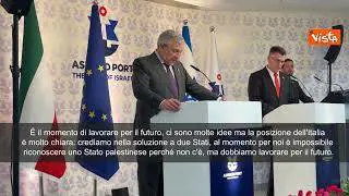 Tajani a Ministro israeliano Sa’ar: “Due Stati la soluzione per il futuro”