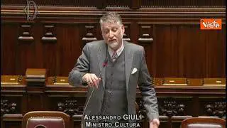 Dl Cultura, Giuli a opposizioni: "Ringrazio anche chi non lo merita"