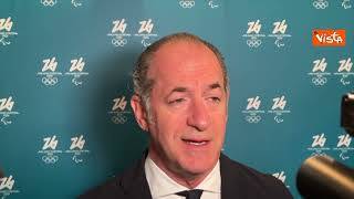 Milano-Cortina, Zaia: "Olimpiadi portano 2 miliardi di opere pubbliche"