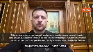Guerra Ucraina, Zelensky: Abbiamo catturato soldati nordcoreani, sono gravemente feriti