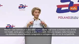 Von der Leyen: Abbiamo bisogno della transizione, ma dobbiamo essere flessibili e pragmatici