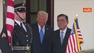 Trump riceve premier giapponese Shigeru Ishiba alla Casa Bianca
