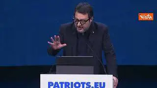 Salvini a summit patrioti Madrid racconta in spagnolo processo Open Arms: Perdonate la mia pronuncia