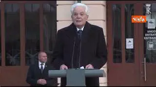 Mattarella cita Roman Kent: "Non vogliamo che il nostro passato sia il futuro dei nostri figli"