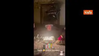 La festa di compleanno di Vasco Rossi per i suoi 73 anni a Los Angeles