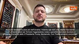 Zelensky: "Con Trump delineati prossimi passi per la pace"