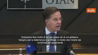 Rutte (Nato): "La spesa dei Paesi europei per la Difesa deve salire oltre il 3% del pil"