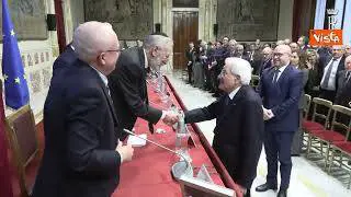 Mattarella alla Camera incontra Gioia D’Angelo, nipote del Commissario deportato a Dachau