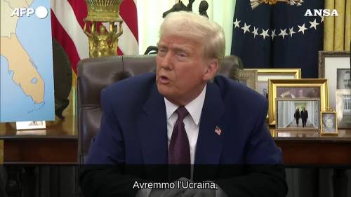 Trump: "L'Ucraina avrà un posto al tavolo delle trattative"