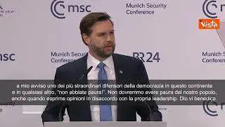 Jd Vance cita Papa Giovanni Paolo II: "Non abbiate paura"