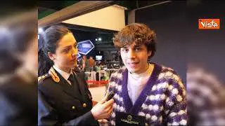 Settembre, vincitore Nuove proposte di Sanremo, con la Polizia: "Massima attenzione sui social"