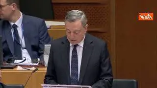 Draghi: "Commissione e Parlamento Ue custodi speranza popoli in momento svolta storia europea"