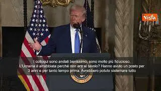 Trump: "Ottimi colloqui con Russia, Ucraina ha avuto 3 anni per accordo"