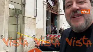 Salvini al direttore di Vista: Hai fatto uno sforzo fisico encombiabile