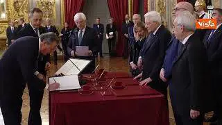 Roberto Nicola Cassinelli giura come Giudice Costituzionale al Quirinale