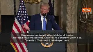Trump: "Dove sono finiti i miliardi di dollari inviati all'Ucraina?"