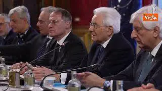 Mattarella a Hersog: "Rinnovato l'impegno dell'Ue contro l'antisemitismo"