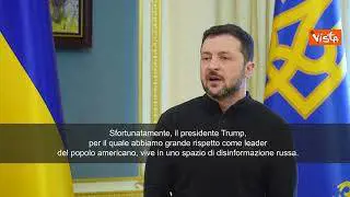 Zelensky: “Trump vive di disinformazione russa”