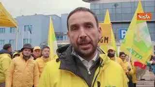 Protesta Coldiretti al porto di Civitavecchia contro l'olio low cost straniero. Lo speciale