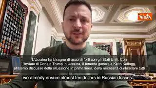 Zelensky: "Servono accordi forti con gli Stati Uniti"