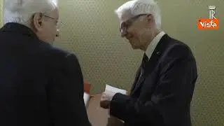 Mattarella visita Istituto Enciclopedia Treccani per il centenario