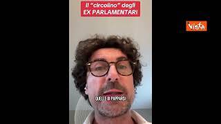 Toninelli: "Il 'circolino' degli ex parlamentari mi vuole con loro, ma il vitalizio non lo voglio"