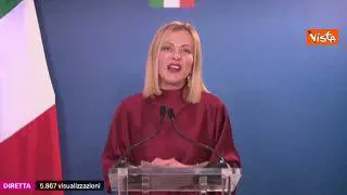 Standing ovation per Meloni al Cpac al termine del suo intervento a convention Conservatori Usa