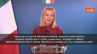 Meloni al Cpac: "Combattiamo wokismo e ci battiamo per la libertà di parola"