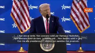 Medio Oriente, Trump: “Con me alla presidenza 7 ottobre non sarebbe mai avvenuto”
