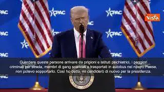 Trump: “Mi sono ricandidato per cacciare criminali e gang di immigrati illegali”