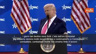 Trump: “L’età dell’oro è iniziata, ma dobbiamo ancora combattere”