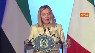 Forum imprenditoriale Italia-Emirati, Meloni: Cooperazione su assi strategici come Ai e data center