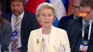 Von der Leyen: Aumenteremo sanzioni contro Russia e forniremo garanzie di sicurezza sostenute da USA