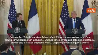 Trump: "Una delle prima telefonate l'ho fatta a Putin, voglio la fine di questa guerra"