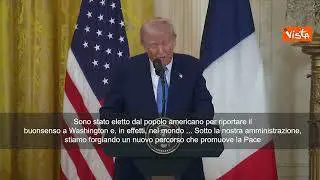 Trump: "Sono stato eletto per riportare il buon senso a Washington e la pace"