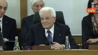 Mattarella: "Csm contribuisca a serenità tra istituzioni"