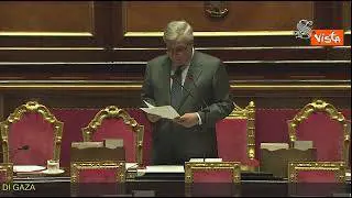 Tajani: "A Gaza Italia schierata in prima linea nella risposta umanitaria"