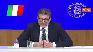 Giorgetti: "Siamo in deficit eccessivo, ma abbiamo programma per uscirne"